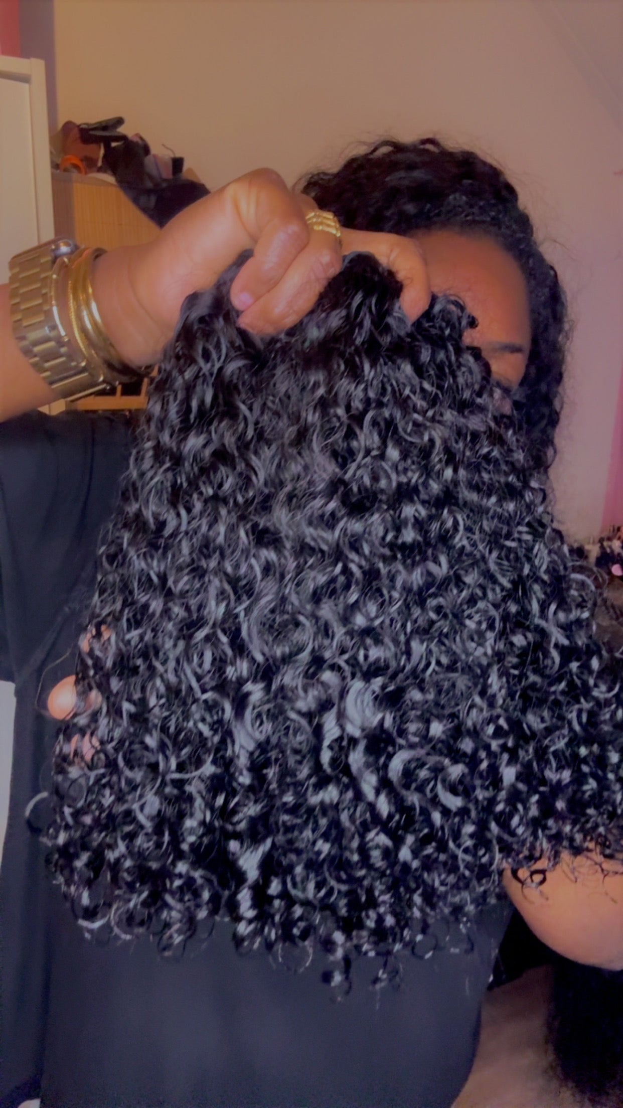 Pixie curly bundels