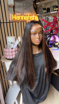 Mocha Silk straight wig