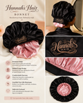 Bonnet satijnen slaapmuts