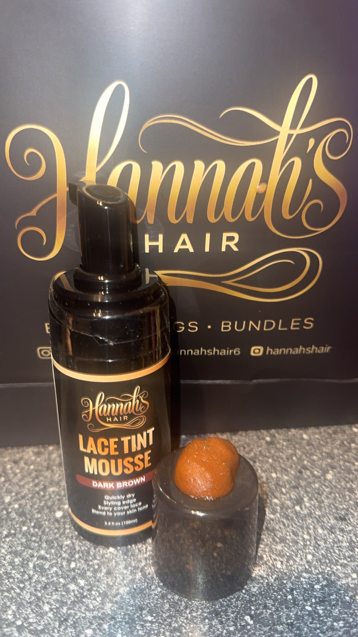 Lace tint mousse Dark Brown