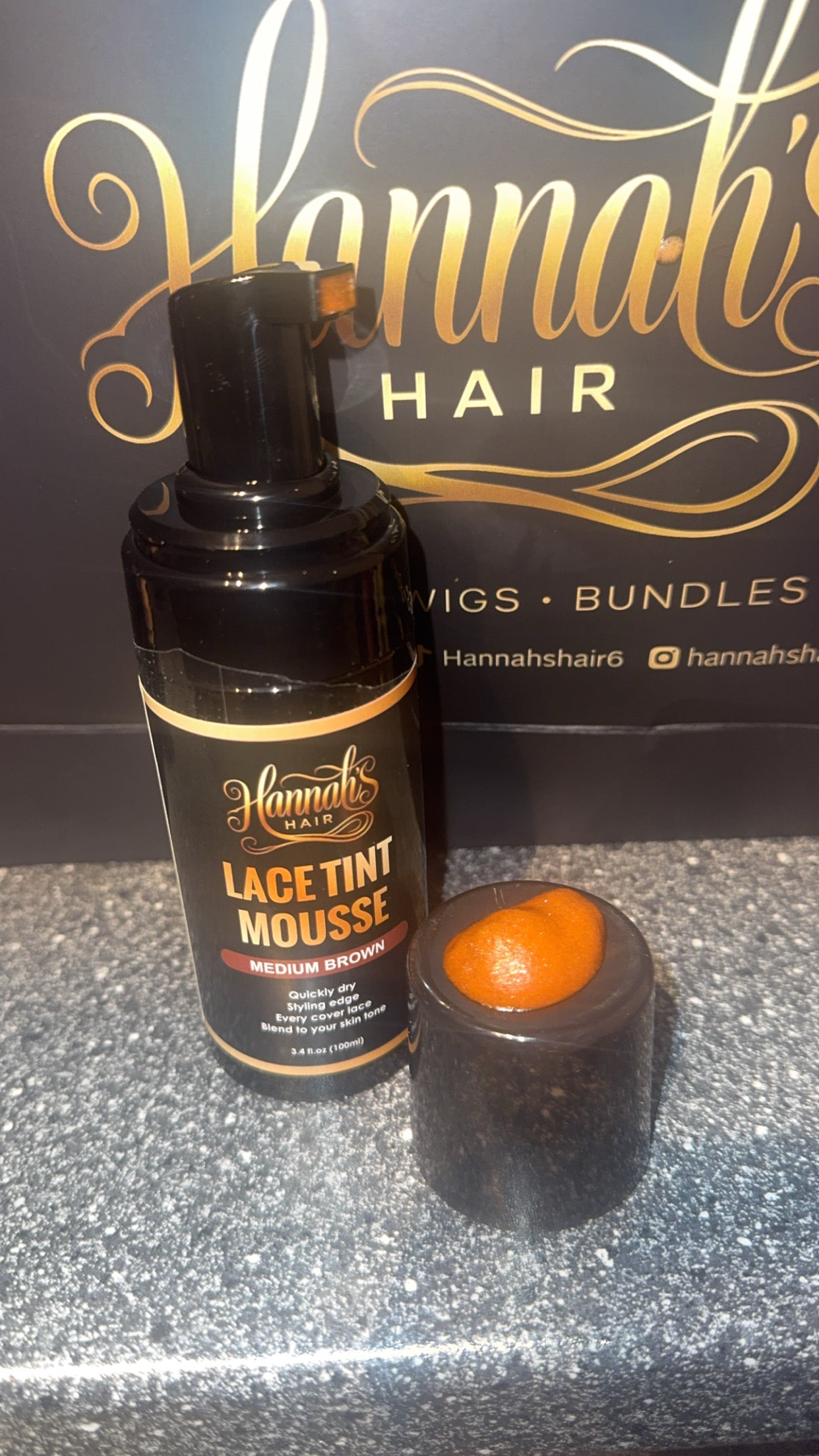 Lace tint mousse Dark Brown