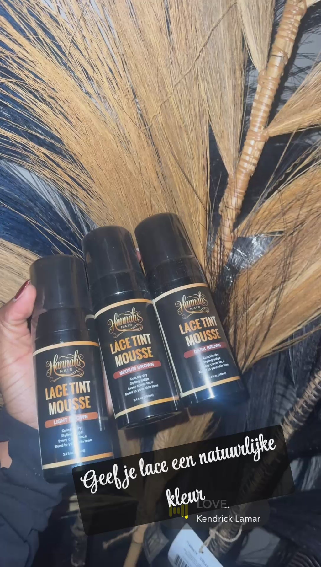 Lace tint mousse MEDIUM Brown