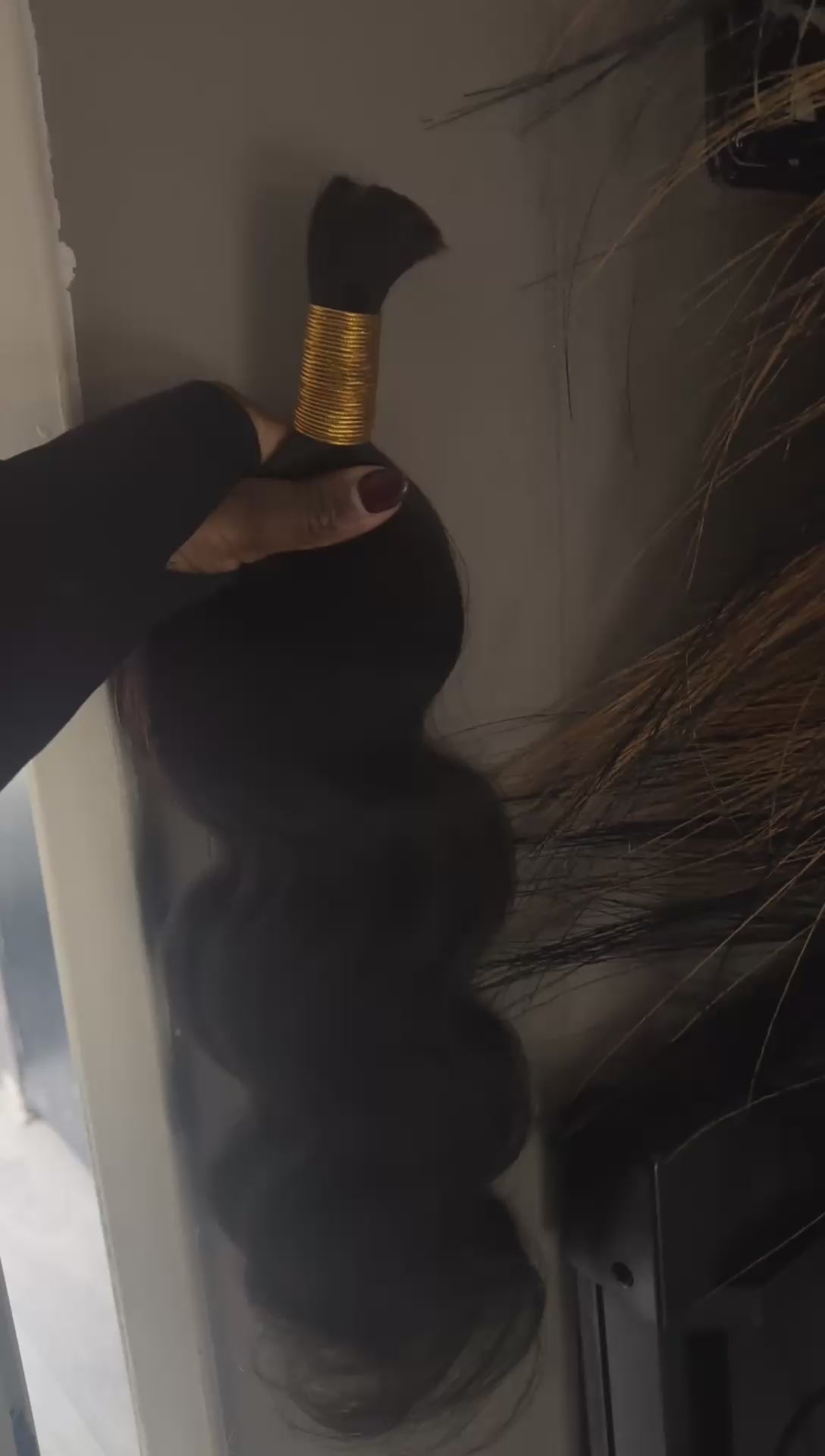 Bulk hair boho braids