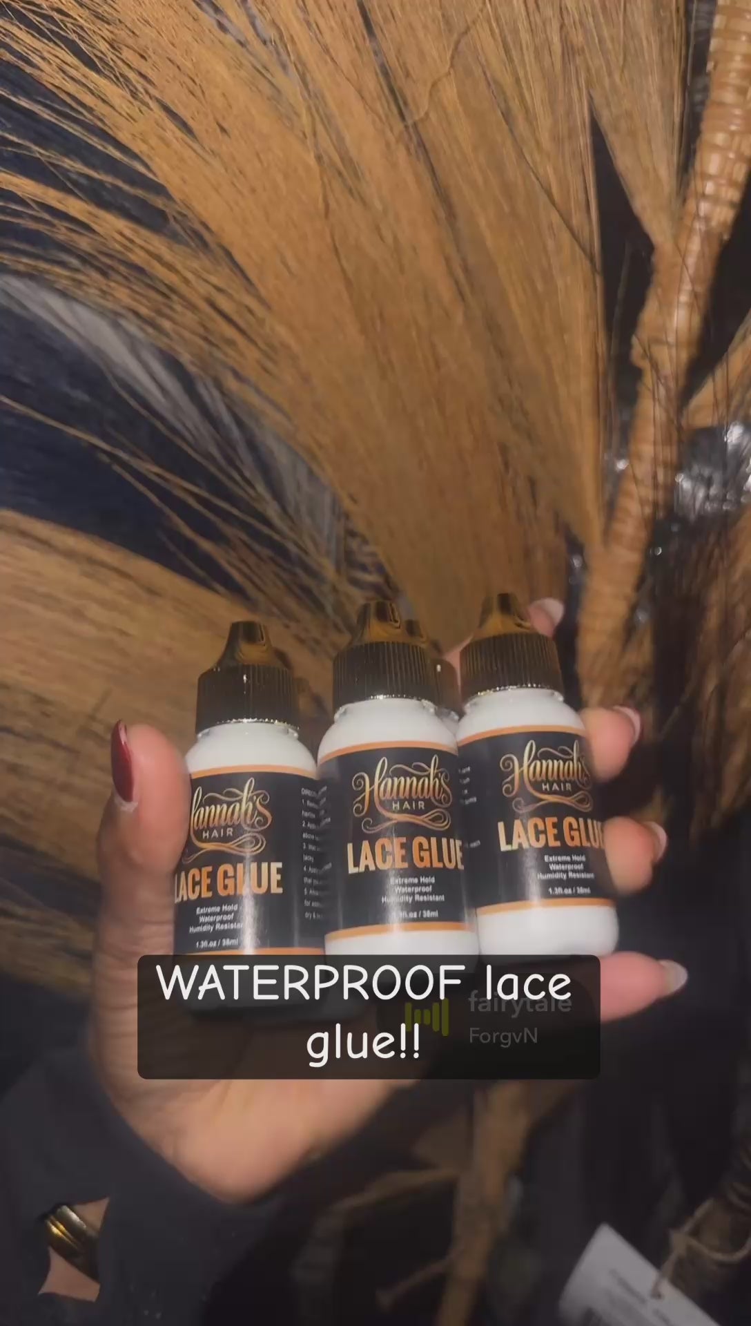 WATERPROOF lace glue
